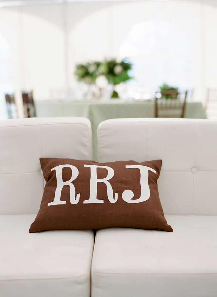 Custom Monogrammed Initial Pillow