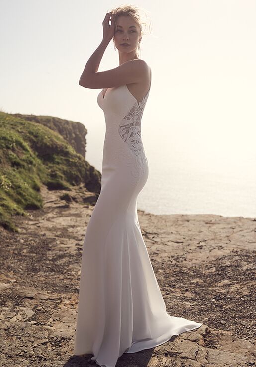 Rebecca Ingram DIONNE Fit-and-Flare Wedding Dress - 6