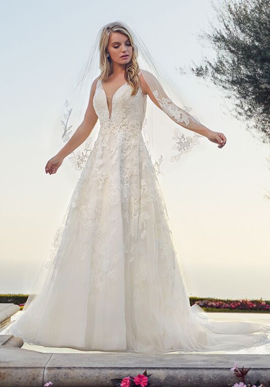 Casablanca Bridal Style 2440 Ann Ball Gown Wedding Dress - 6