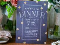 Wedding rehearsal invitation 