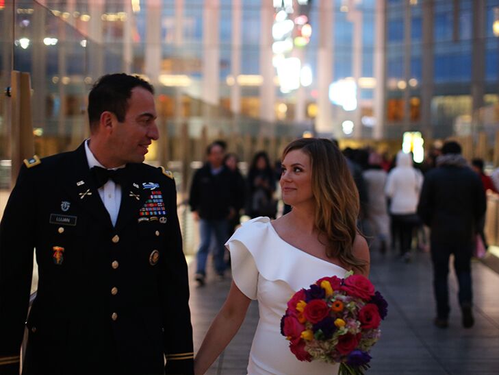 Brianna Keilar and Fernando Lujan Las Vegas wedding