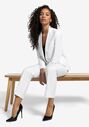 Generation Tux Women's White Suit Pantsuits and Separates Wedding Dress - thumbnail - 6