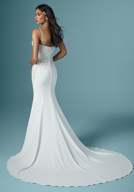 Maggie Sottero JUANITA LOUISE Sheath Wedding Dress - 3