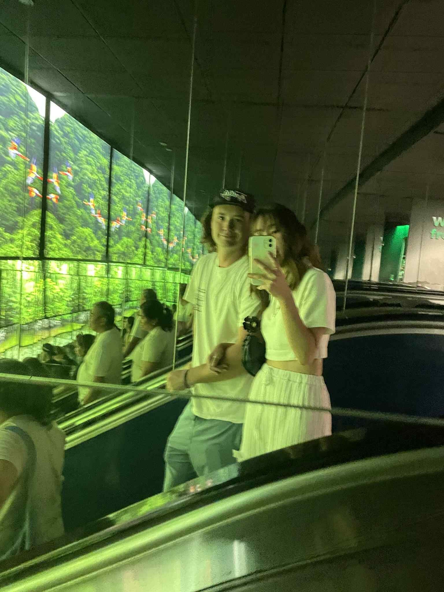 Our First day together
at National Aquarium