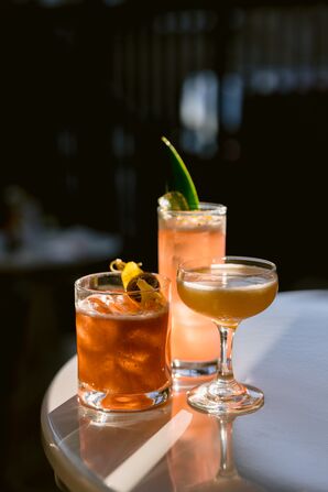 Trio of Signature Wedding Cocktails