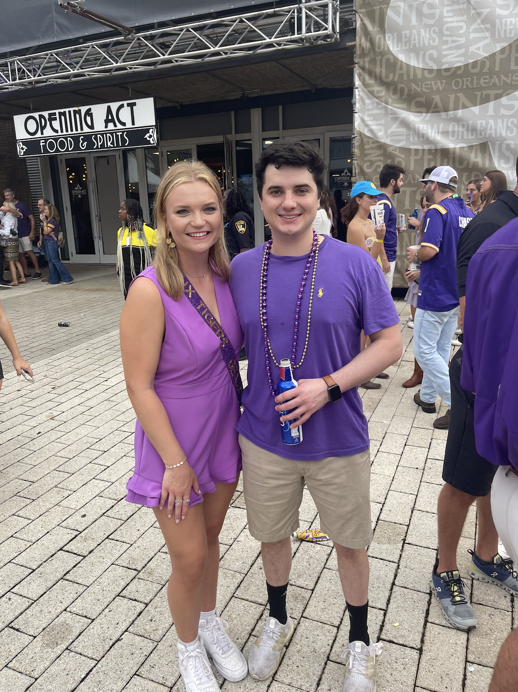 LSU vs. Florida State game at the Superdome.