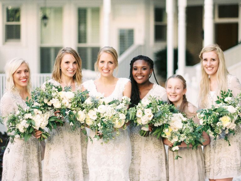 Brided bridesmaid hairstyle