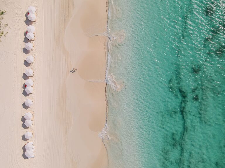 gorgeous anguilla beach caribbean blue honeymooners