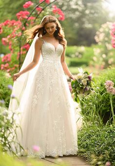 Essense of Australia D2905 A-Line Wedding Dress
