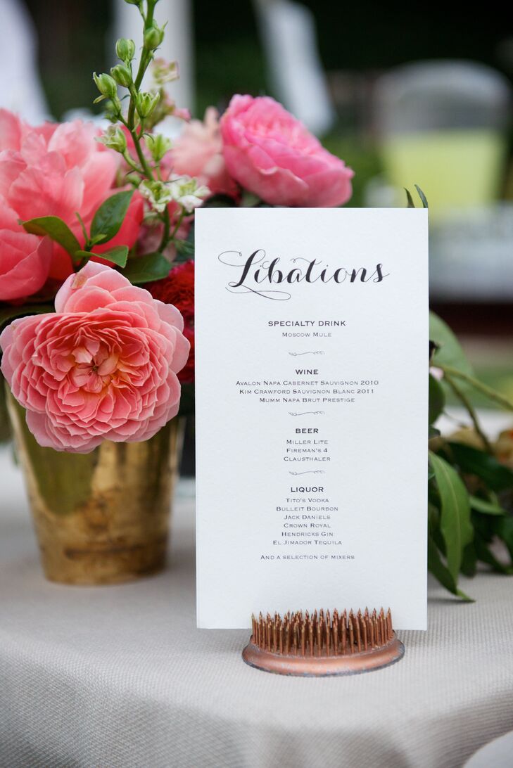 Cocktail Menu