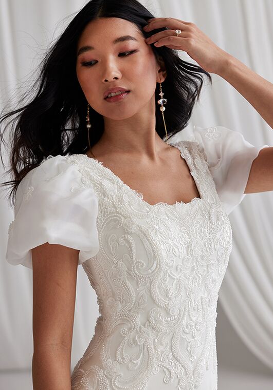 Maggie Sottero QUINCY Sheath Wedding Dress - 4
