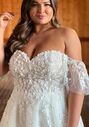 Essense of Australia D3529 plus A-Line Wedding Dress - thumbnail - 5