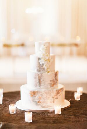 Gold and Silver Cake