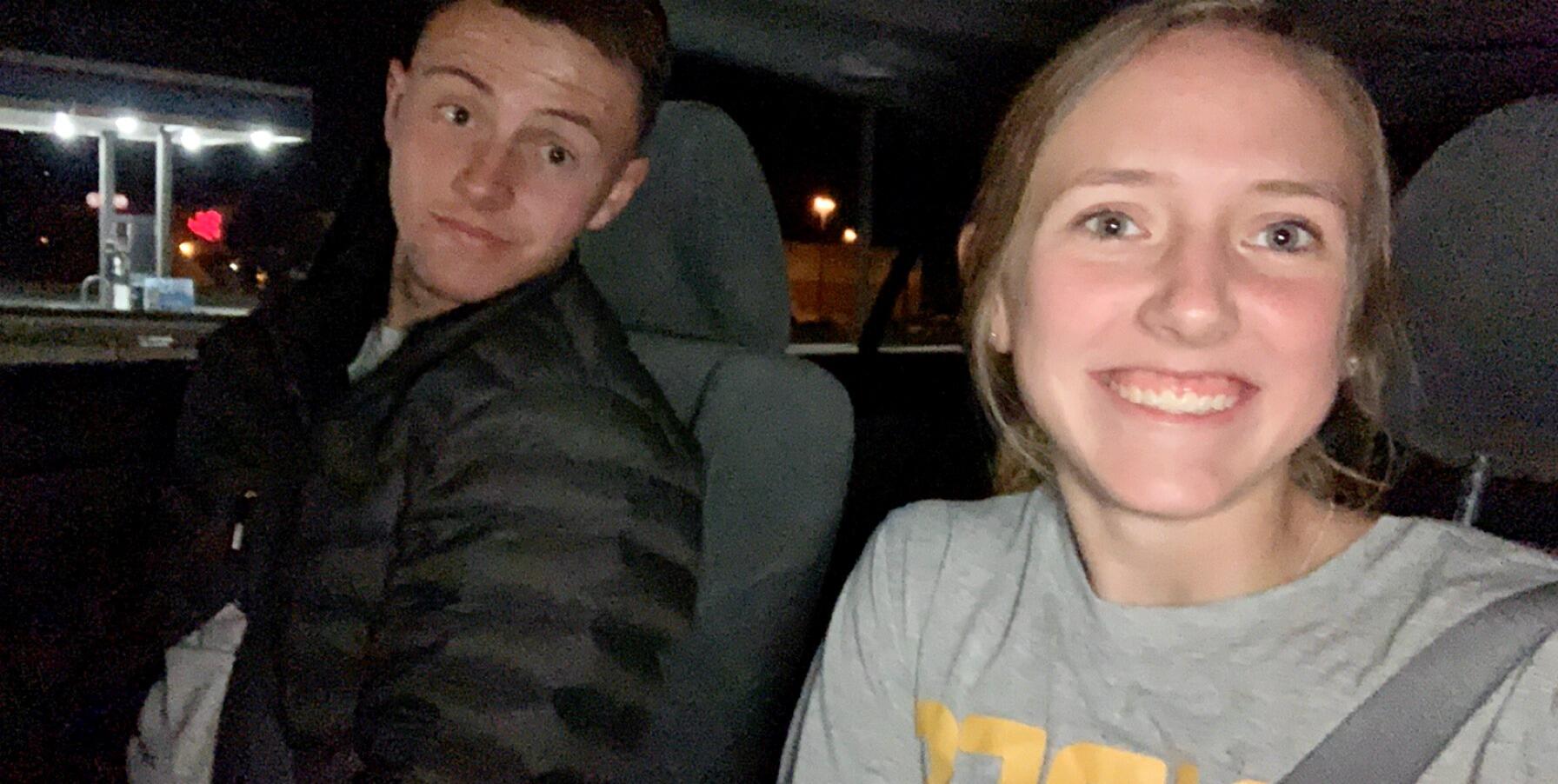 This is our first picture together. We started dating in December of 2019! 
