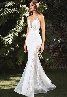 Ladivine CD937W Fit-and-Flare Wedding Dress