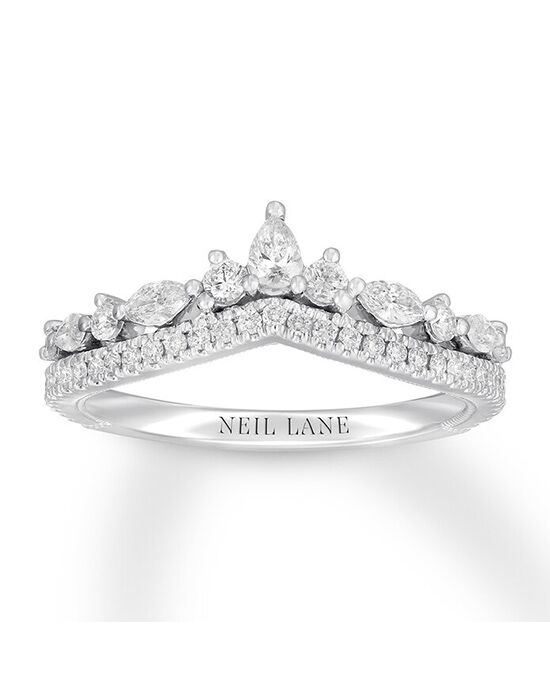 Kay Jewelers Neil Lane Diamond Anniversary Band 1/2 ct tw 14K White Gold White Gold Wedding Ring - 1