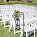 Eucalyptus and Thistle Lantern Aisle Markers