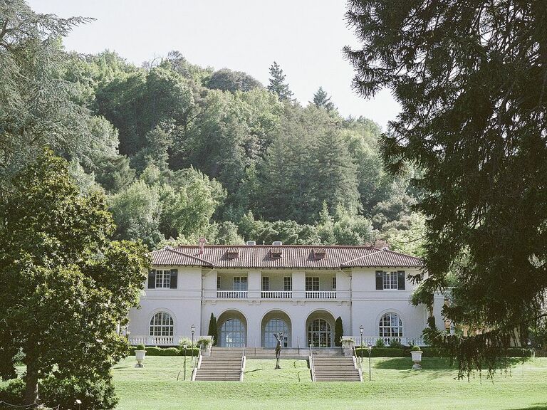 Villa Montalvo at the Montalvo Arts Center wedding venue in Saratoga, California