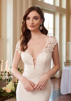 Sincerity Bridal 44297 Fit-and-Flare Wedding Dress
