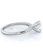With Clarity Classic Princess, Asscher, Cushion, Emerald, Marquise, Pear, Radiant, Round, Oval Cut Engagement Ring - thumbnail - 2