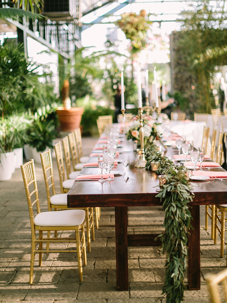 greenery table runner centerpiece