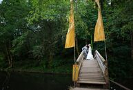 A fair share of weddings take place surrounded by the rustic woods in the state of Oregon, but this one may take center stage – quite literally. Surro