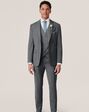 Birdy Grey Suits Josh Suit Vest in Charcoal Grey Tuxedo - thumbnail - 3