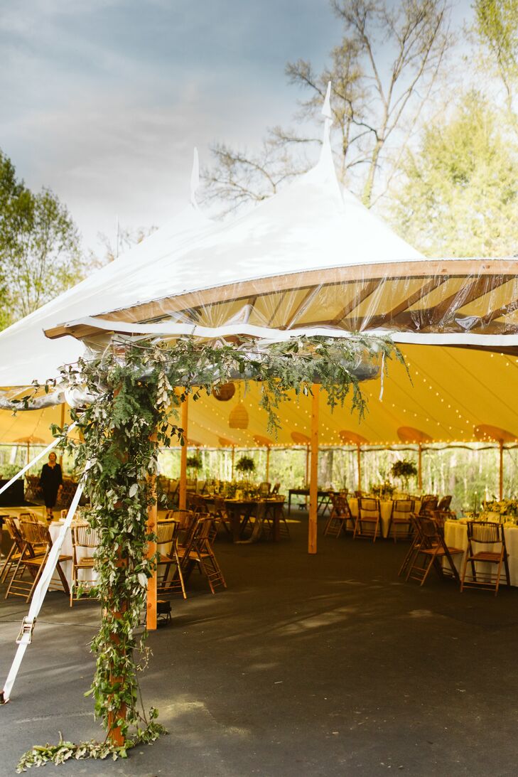 Natural Reception Tent with Greenery
