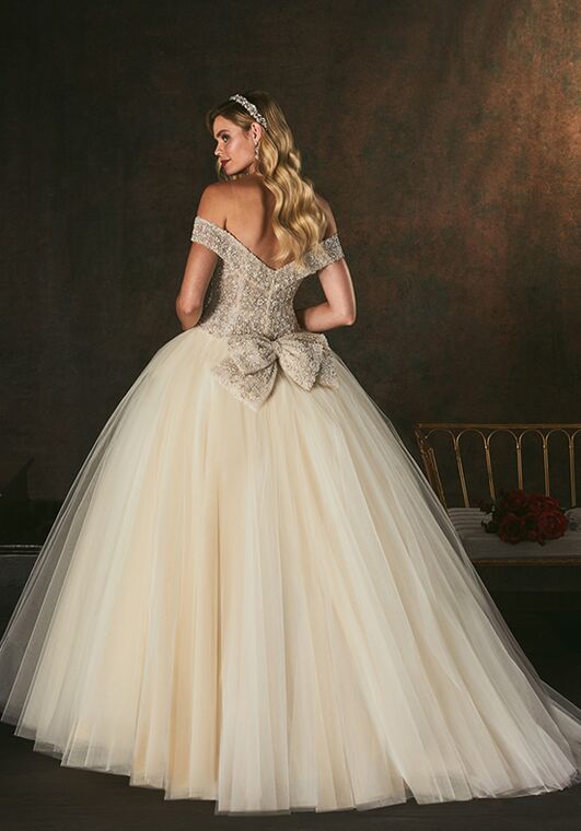 Amaré Couture C155 Emilia Ball Gown Wedding Dress - 5