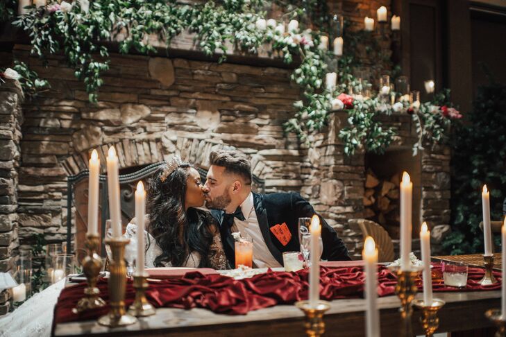 Mariel	Lane and Paul Swan had a glamorous rustic-inspired wedding at Childress Vineyards in Lexington, North Carolina. “I wanted everything to have an