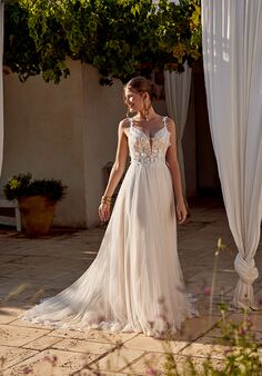Lillian West 66402 A-Line Wedding Dress