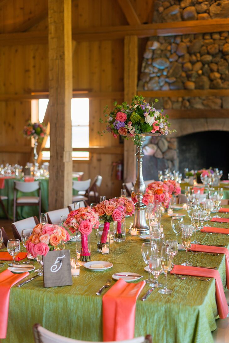 Colorful Reception at Devil's Thumb Ranch