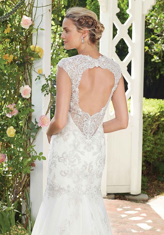 Casablanca Bridal Style 2277 Hibiscus Mermaid Wedding Dress - 2