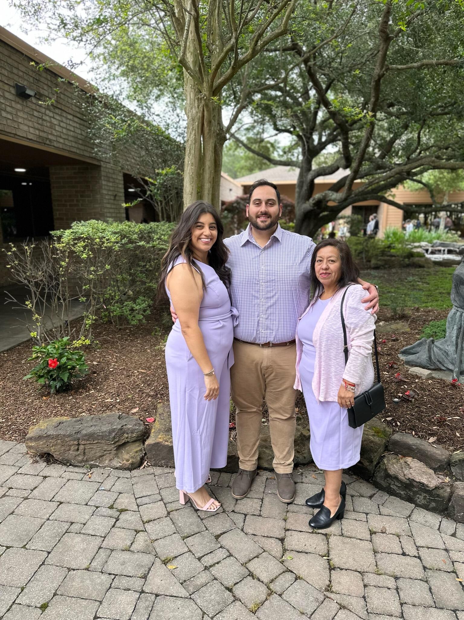 First Easter with Sanny's Family