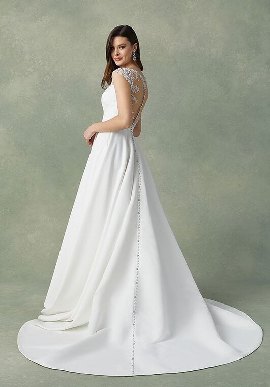 Justin Alexander Francesca A-Line Wedding Dress - 3