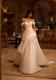 Moonlight Couture H1623 Ball Gown Wedding Dress