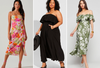 three beautiful beach wedding guest dresses