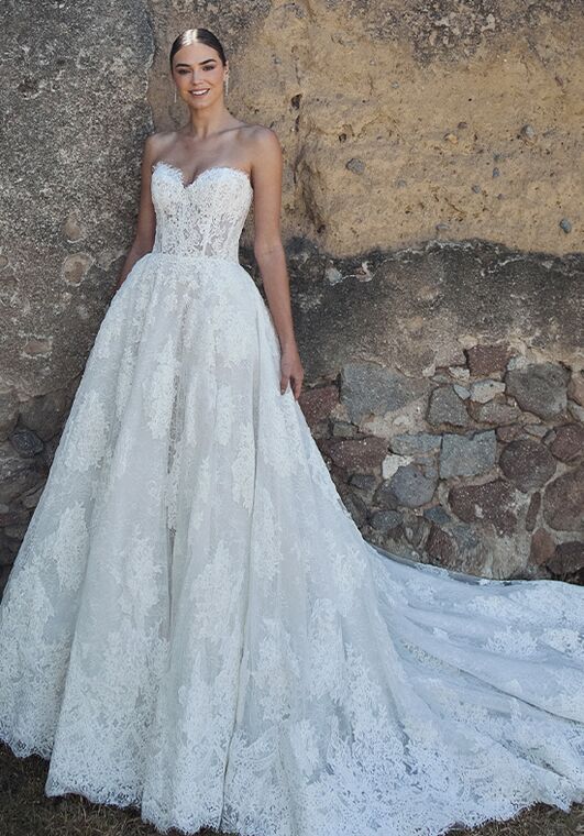 Calla Blanche 125247 Cambria A-Line Wedding Dress - 4