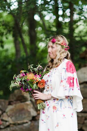 Bohemian Bridesmaid Look