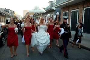 French Quarter Second Line for Marine Corps Wedding