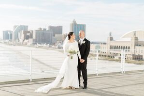 Couple on the Rooftop of One Atlantic in Atlantic City, New Jersey