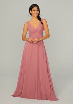 Morilee by Madeline Gardner Bridesmaids 21767 V-Neck Bridesmaid Dress