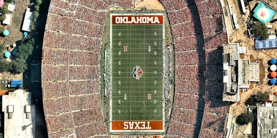 Picture of The Red River Showdown - TX vs OU Game At The Cottonbowl