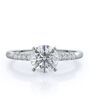 With Clarity Classic Princess, Asscher, Cushion, Emerald, Marquise, Pear, Radiant, Round, Oval Cut Engagement Ring - thumbnail - 1