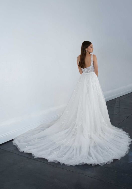 Martina Liana 1684 Column Wedding Dress - 5