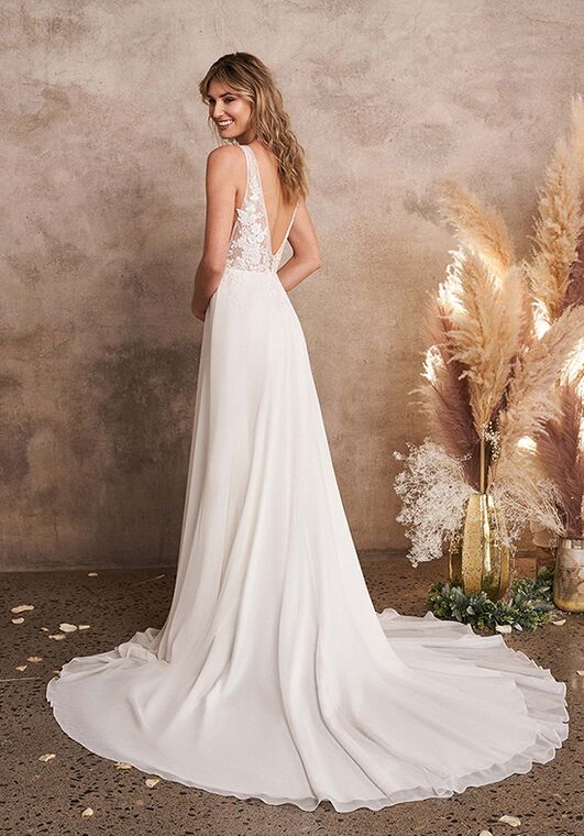 Lillian West 66205 A-Line Wedding Dress - 4