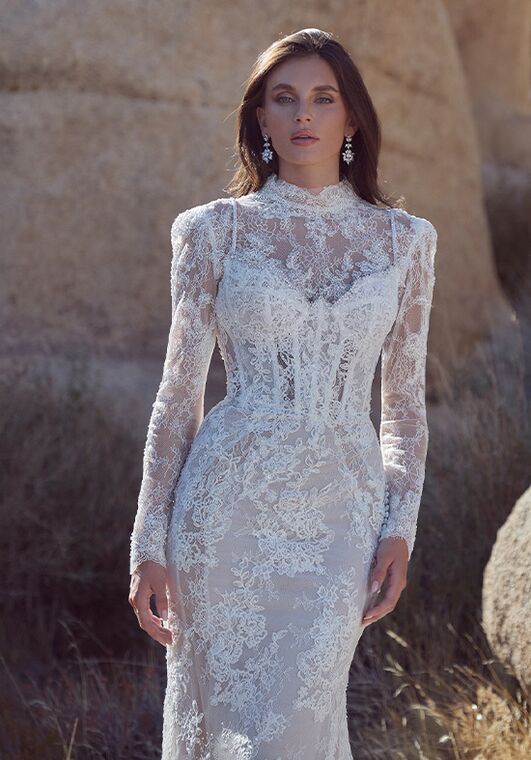 Calla Blanche 126122 Ismerie Sheath Wedding Dress - 3