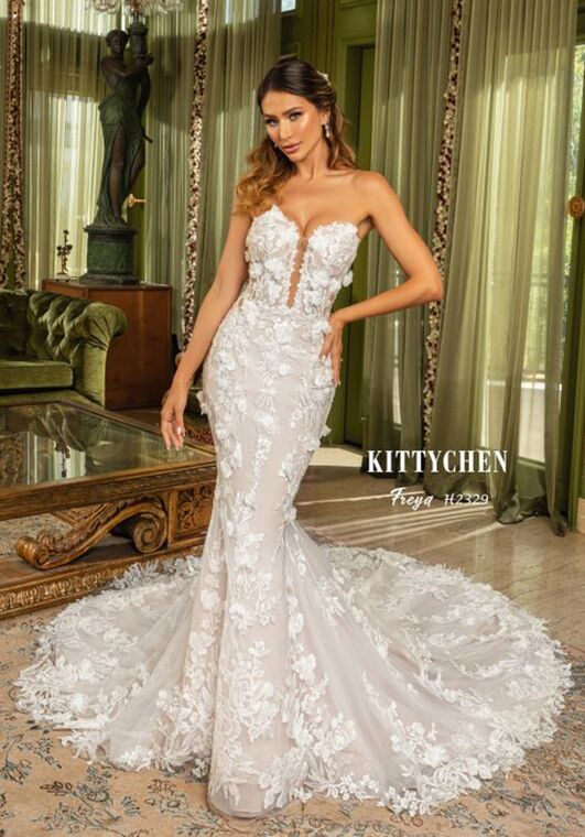 KITTYCHEN FREYA, H2329 Fit-and-Flare Wedding Dress - 3