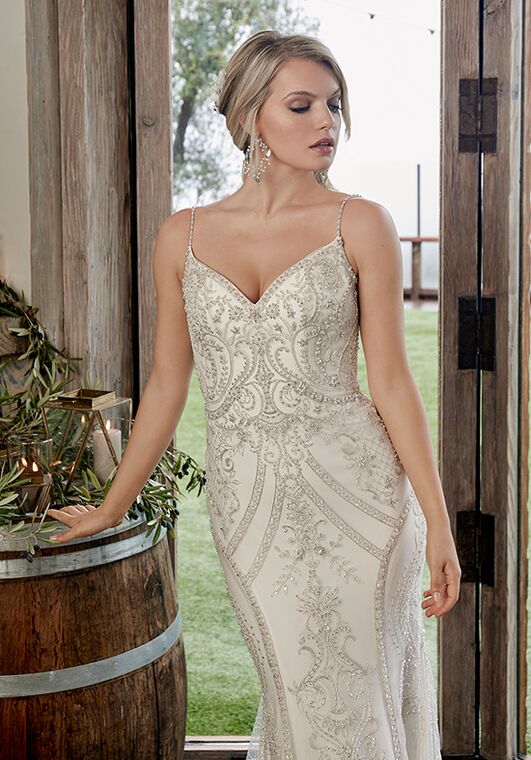 Casablanca Bridal 2430 Kendall Mermaid Wedding Dress - 4