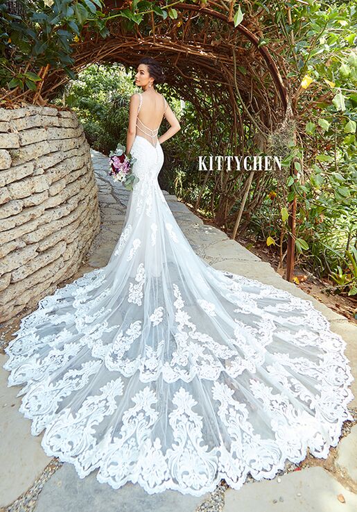KITTYCHEN KYRA, H1942 Mermaid Wedding Dress - 4